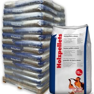 holzpellets – granulés de bois 70 x 15 kg (6 mm)