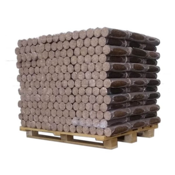 bois densifie feuillus – palette 1 tonne